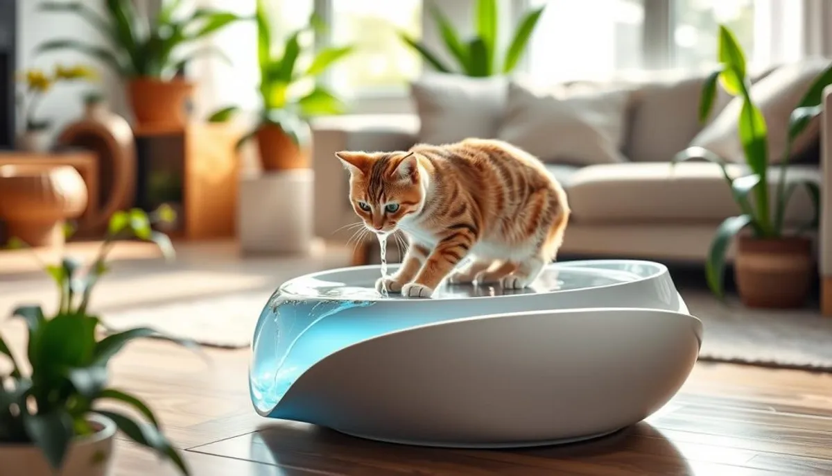automatic cat fountain